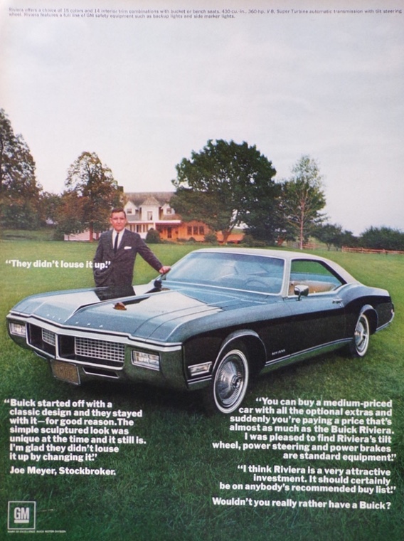 1967 Biuce Riviera Ad ~ They Didn't Louse it Up
