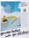 1969 Vintage Ski-Doo Snowmobile Ad
