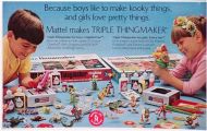 1969 Mattel Thingmaker Retro Toy Ad