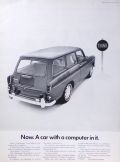 1968 VW Volkswagen Squareback Ad ~ Car with Computer