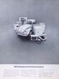 1967 Vintage VW Volkswagen Beetle Ad ~ A Fancier Priced Car