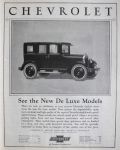 1924 Chevy Deluxe Ad