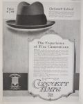 1924 Connett Hats Ad ~ Rutland