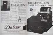 1924 Dalton Bookkeeping Cash Register Ad