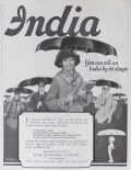 1924 India Umbrella Ad ~ Distinctive Shape