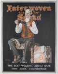 1924 Interwoven Socks Ad ~ Norman Rockwell