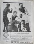 1924 Keystoe Watches Ad ~ Boxing Kid