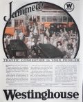 1924 Westinghouse Electric Ad ~ Traffic Congestion