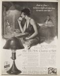 1925 Buss Lamps Clamp-O-Set Ad ~ A Light of Your Own
