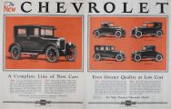 1925 Chevy Ad ~ Complete Line