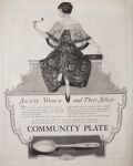 1925 Community Plate Silverware Ad ~ Grosvenor Design