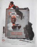 1925 Cream of Wheat Ad ~ Boy Hides From Bear