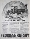 1924 Federal Knight Truck Ad ~ Speedy Success