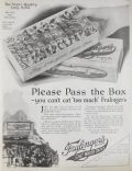1925 Fralinger's Salt Water Taffy Ad ~ Pass the Box