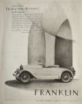 1925 Franklin Sport Runabout Ad ~ by de Causse