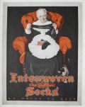1925 Interwoven Socks Ad ~ Sad Grandma