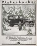 1924 Rickenbacker Car Ad ~ Boy Looks for Christmas Tree