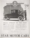 1924 Star Motor Car Ad ~ Small Upkeep