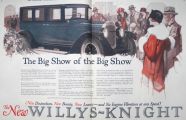 1924 Willys Knight Ad ~ The Big Show of the Big Show