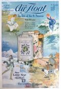 1918 Air Float Talcum Powder Ad ~ Wonderful Art