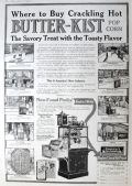 1917 Butter-Kist Popcorn Machine Ad ~ New-Found Profits