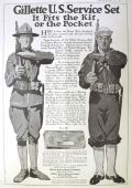 1917 Gillette Razor Ad ~ Gillette U.S. Service Set