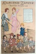 1919 Kalburnie Zephyr Gingham Ad ~ M.C. Woodbury