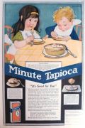 1918 Minute Tapioca Ad ~ Lucile Patterson Art