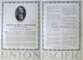 1917 Union Pacific Railroad Ad ~ Story of the Railroad