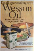 1919 Wesson Oil Ad ~ Linn Ball Art