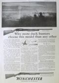 1917 WInchester Shotgun Ad ~ Model 12 ~ Duck Hunters Choose It