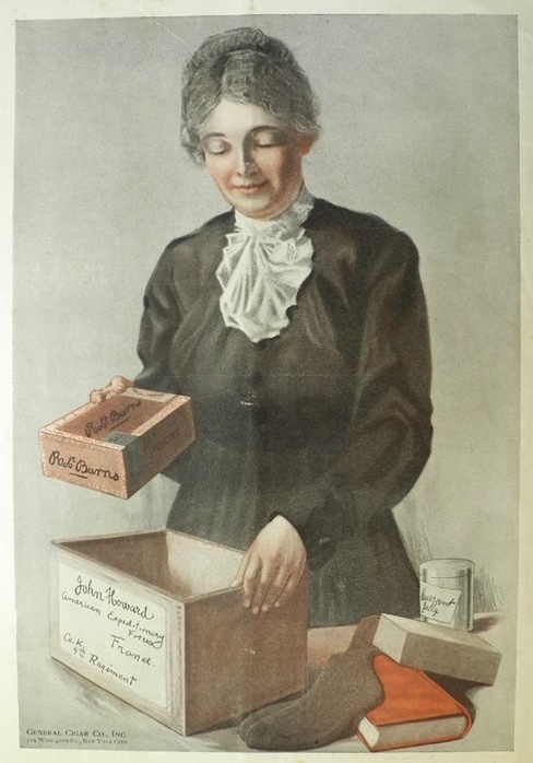 1918 General Cigar Ad ~ Robert Burns Wartime Ad