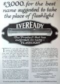 1916 EVeready Flashlight Ad ~ Rename the Flashlight Contest