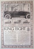 1916 King Eight Motor Car Ad ~ The Car of No Regrets