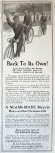 1916 Miami Cycle Bicycle Ad ~ The Great American Sport
