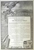 1918 Remington Wetproof Shells Ad ~ Duck Hunting