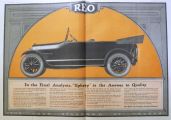 1918 Reo Six Car Ad ~ Two Pages