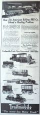 1916 Trailmobile Trailers Trucks Ad