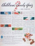 1945 Children's Candy Quiz, Council on Candy Ad