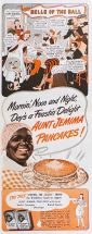 1945 Aunt Jemima Pancakes Ad ~ Dey's A Feastin' Delight