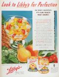 1945 Libby's Fruit Cocktail Ad ~ Perfection