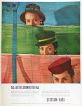 1945 Vintage Stetson Hats for Women Ad