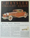 1931 Chrysler Ad ~ Chrysler Eight Coupe