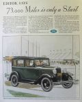1931 Ford Ad ~ Ford Standard Sedan