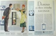 1931 General Electric All-Steel Refrigerator Ad