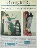 1930 Graybar Stimulator Vibrating Exercise Machine Ad