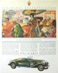 1930 Packard Convertible Coupe Ad ~ Geisha in Rickshaw