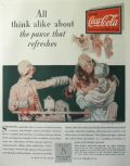 1929 Coca Cola Coke Ad ~ Ladies at Lunch ~ Fred Mizen