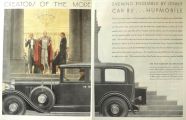 1929 Hupmobile Century Six & Eight Ad ~ Great Art