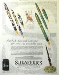 1929 Sheaffer's Pen & Pencil Ad ~ Lifetime Gift Sets